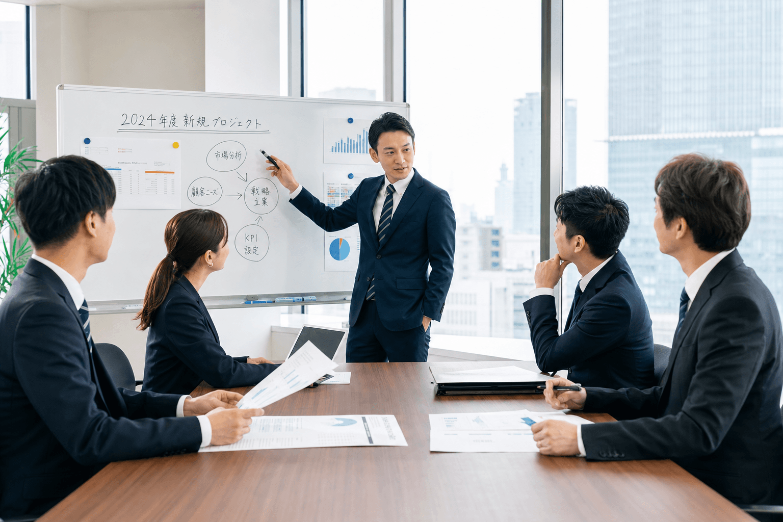 日本人チームでの対話と透明性ある運営のイメージ
